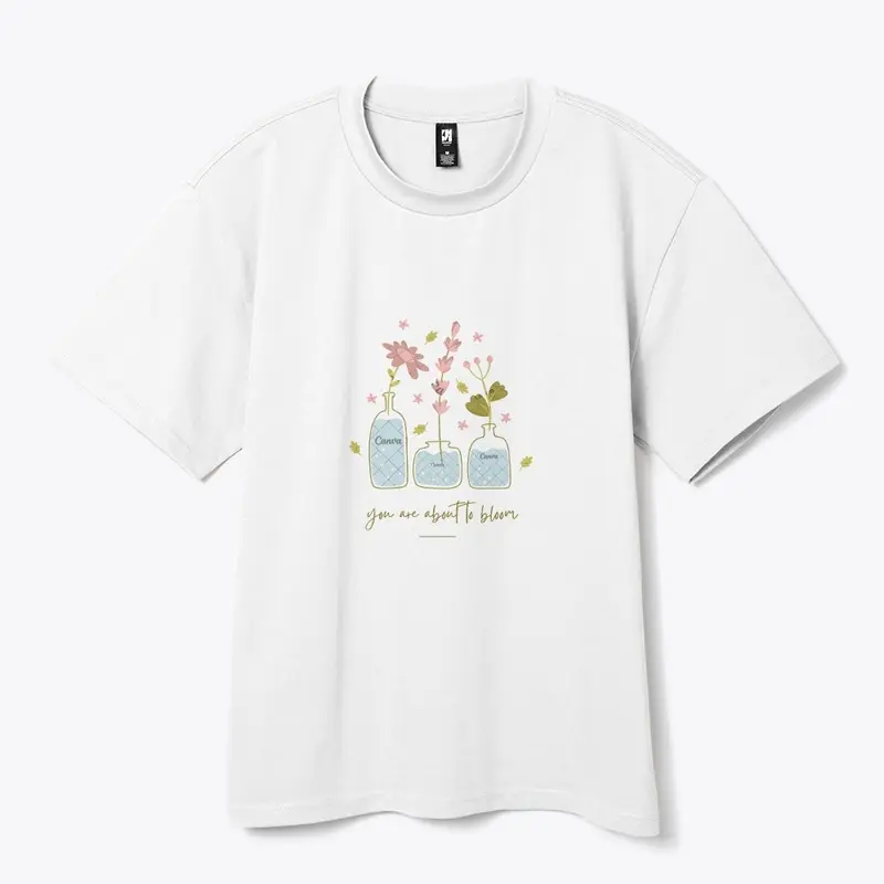 "Floral Harmony Tee"