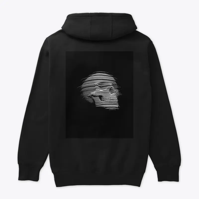 "Rebellious Elegance Skull Hoodie"